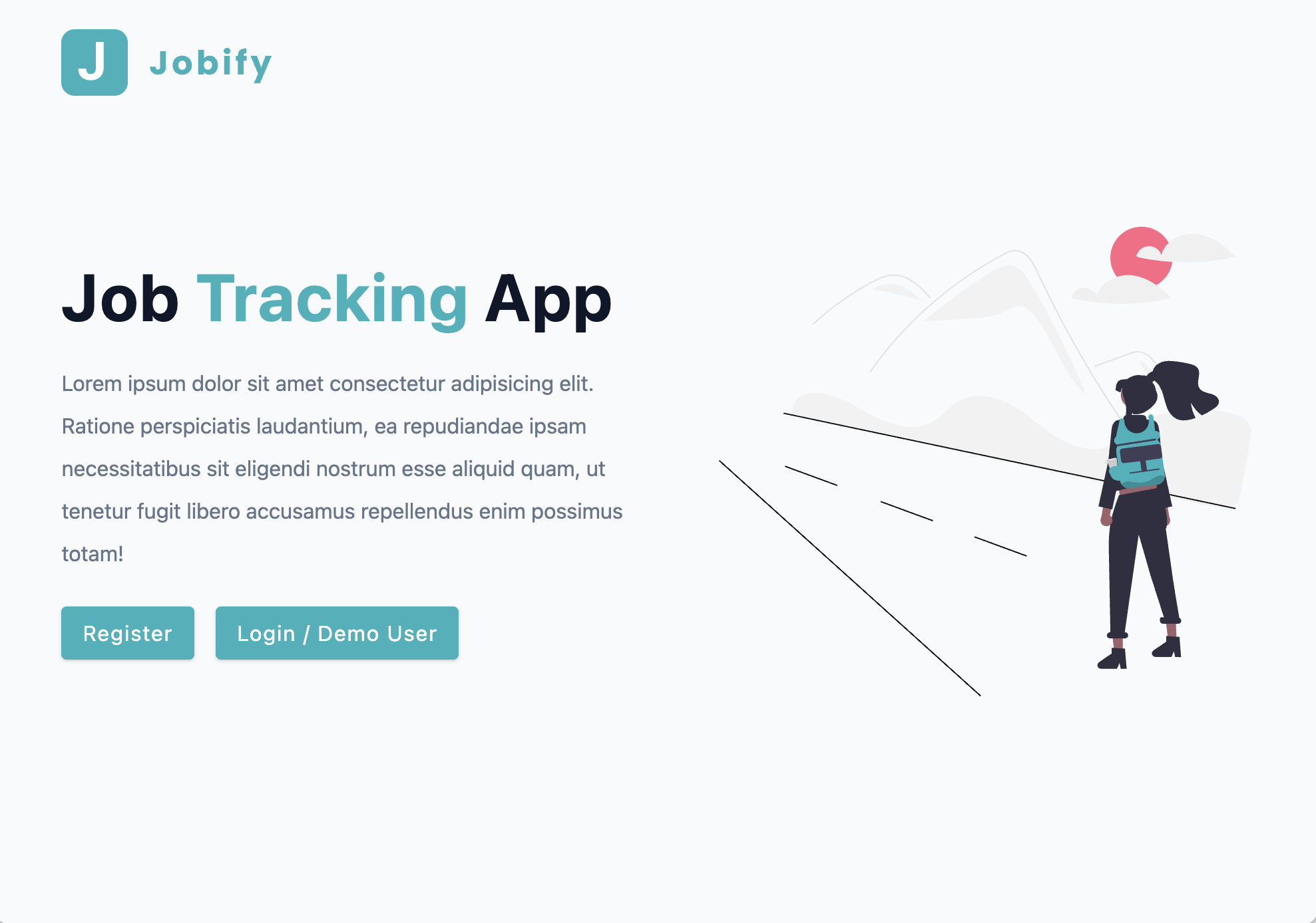 Jobify Homepage
