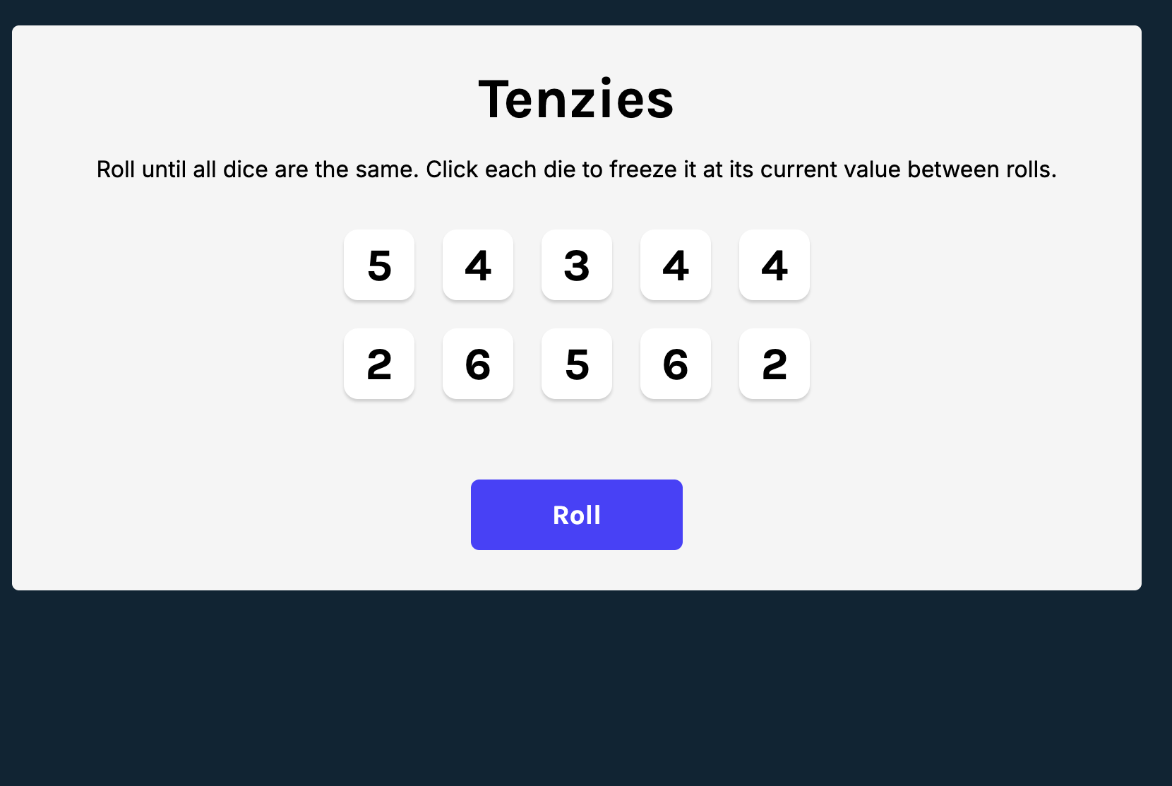 Tenzies